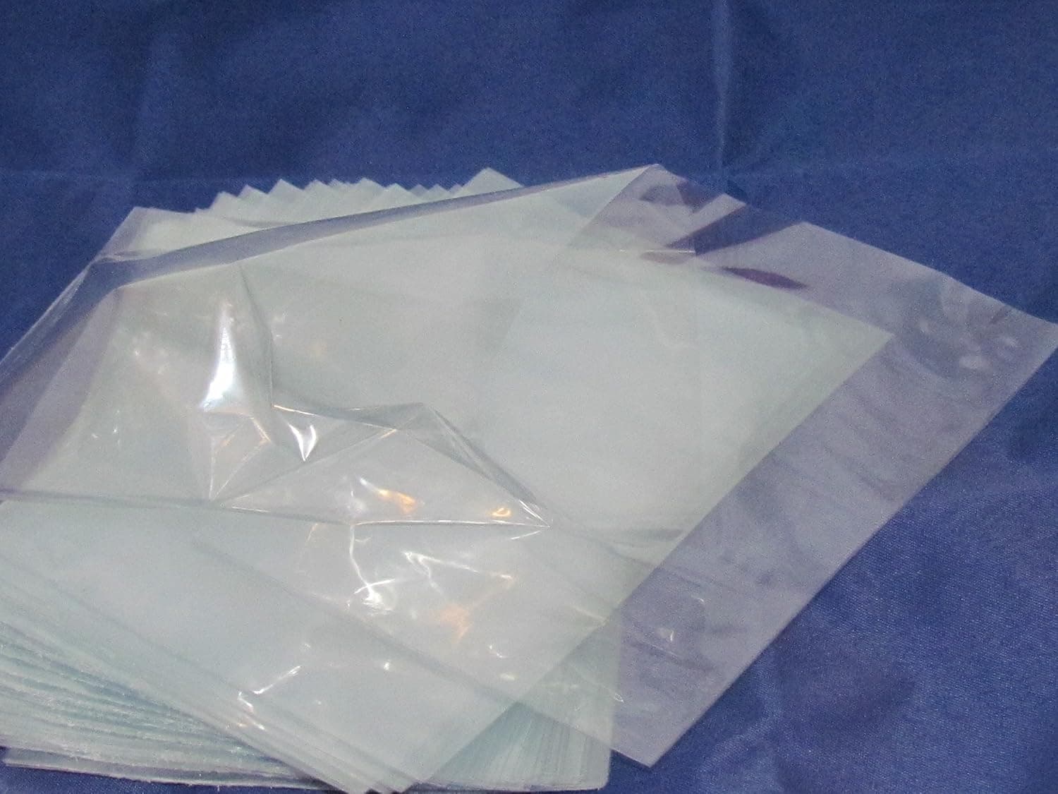 Lot of 500 Pcs 4 in x 6 in Pieces Heat Shrink Wrap Film Flat Bags for Candles, PVC
