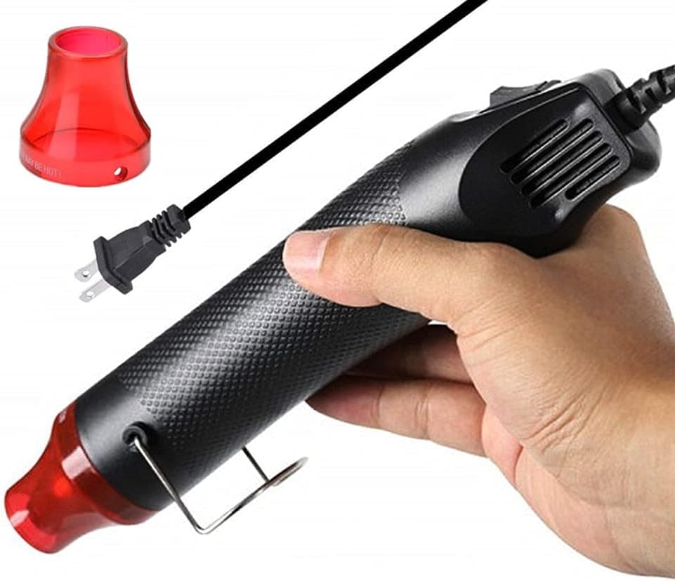 ZeopoCase Mini Hot Air Gun, Portable Mini Heat Gun for DIY Embossing Shrink Wrapping Drying Paint, 300W Multi Function Electrical Heat Tool