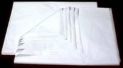 100 Sheets - White Gift Wrap Tissue Paper by Gifts and Galas