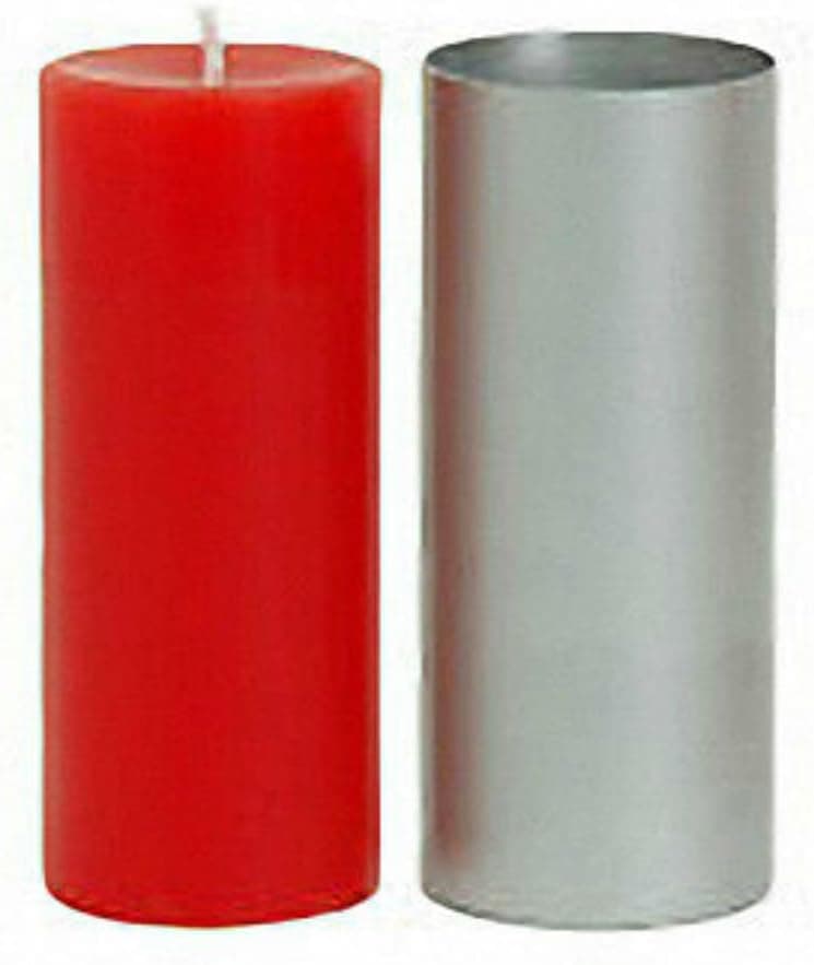 Round Pillar Seamless Aluminum Candle Molds 2 inch size (You Choose Height)
