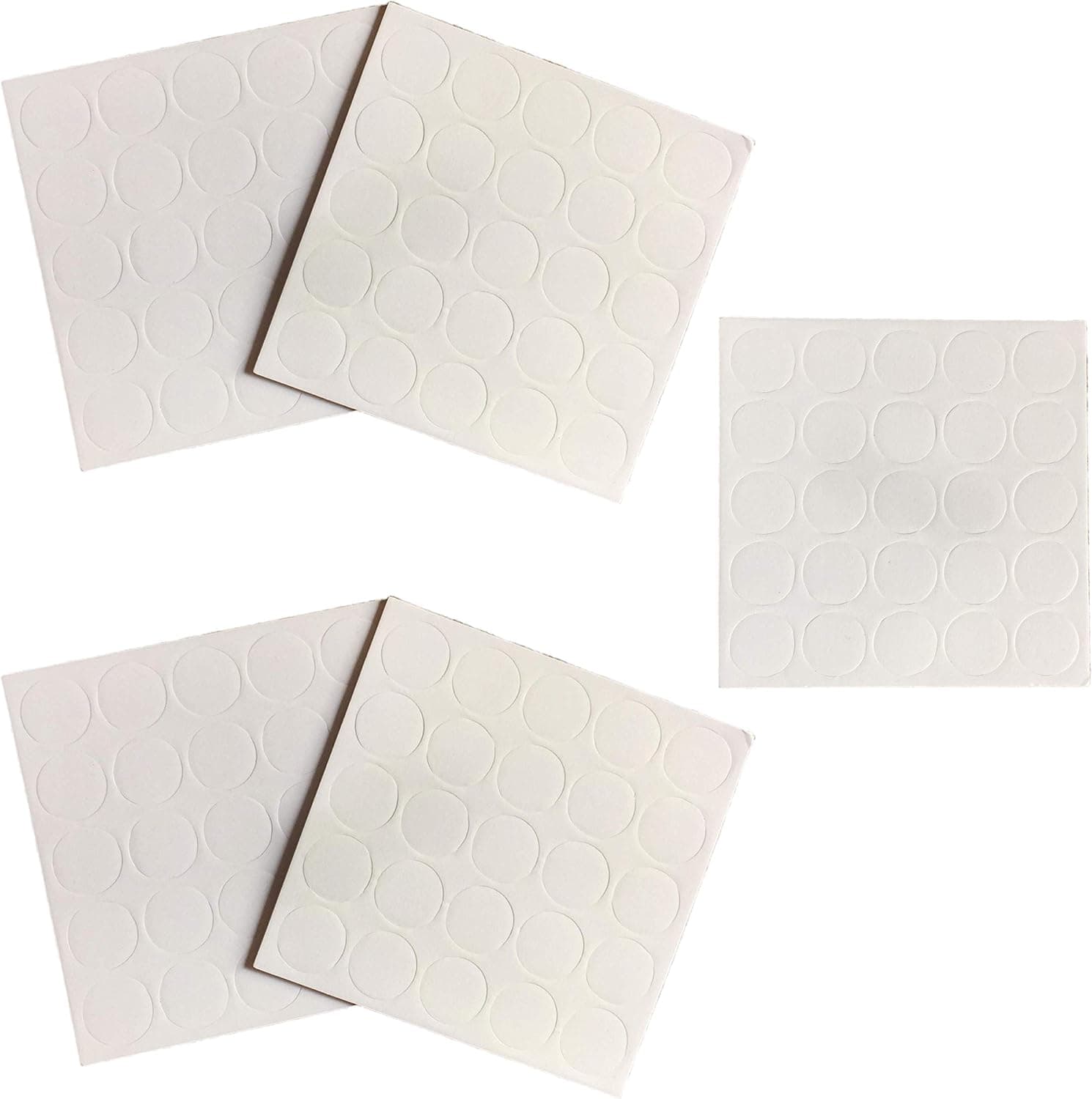 Double Sided Candle Wick Stickers, 125 Pieces, Diameter 0.7 inch Sticky Dots, Heat Resistant