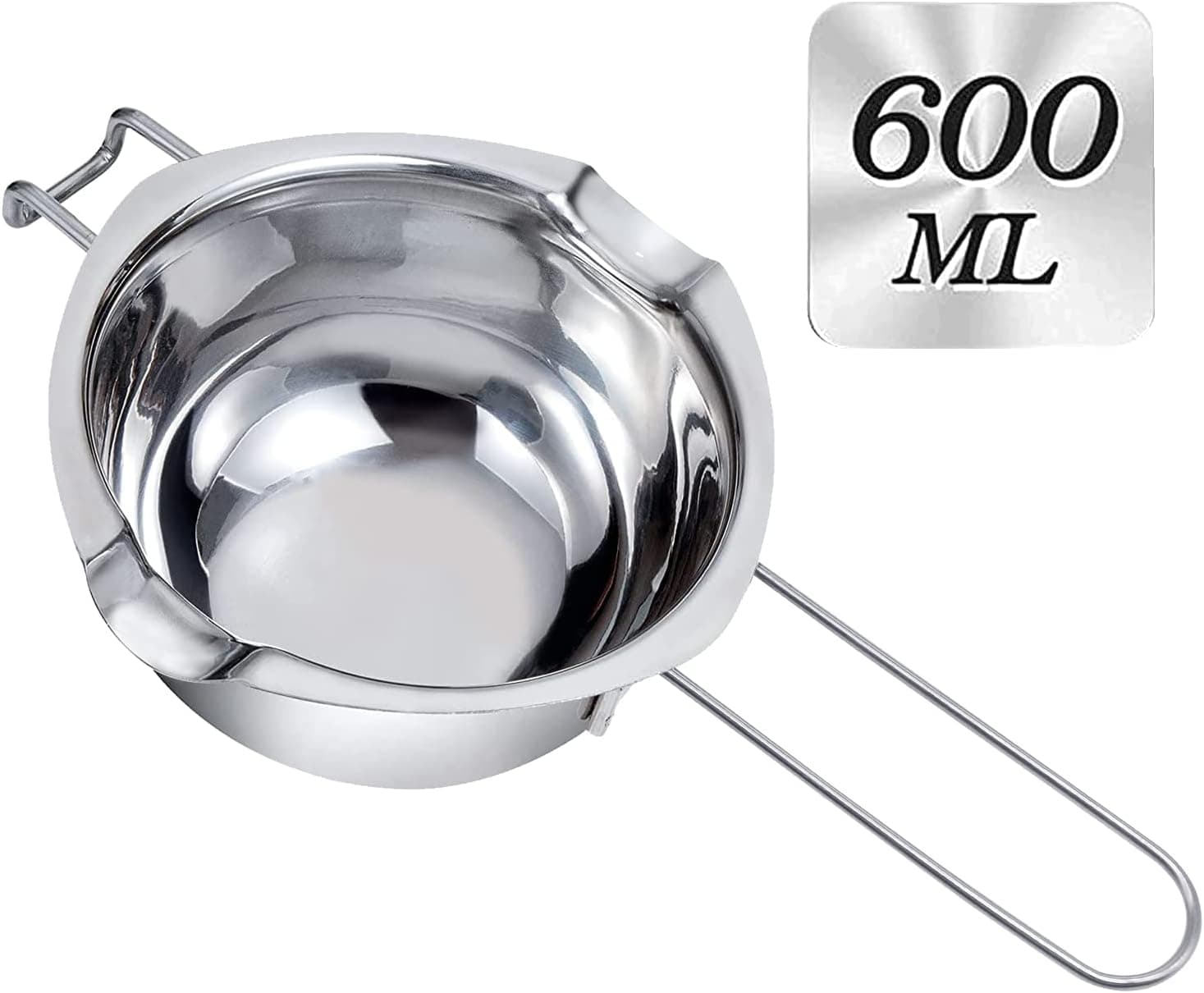 JOYIT 600ML/20OZ Melting Pot Stainless Steel Double Boiler Pot for Melting Chocolate, Wax, Candy and Candle Making