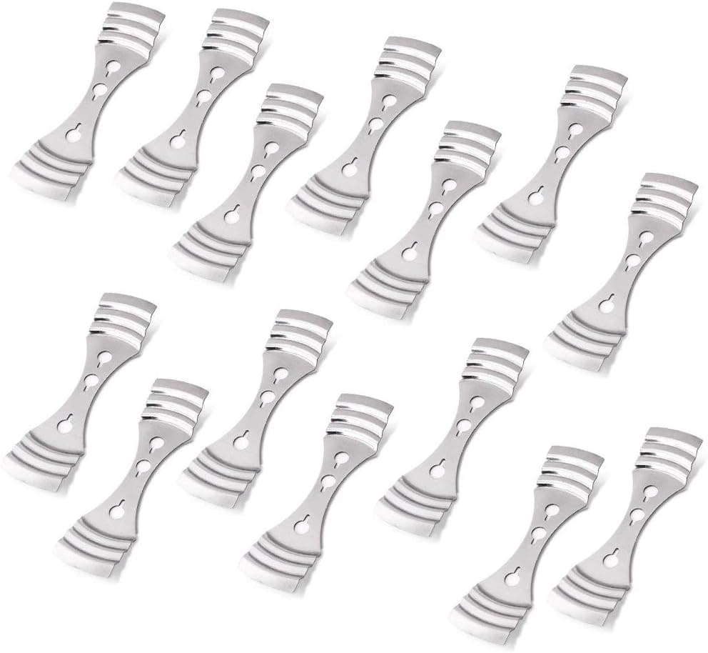 Metal Candle Wick Centering Device Pack of 14pcs, Stainless Steel Candle Core Holder
