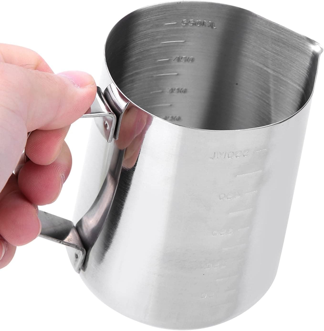 Hztyyier Candle Making Pouring Pot Stainless Steel Wax Melting Pot Candle Making Pitcher (550ml)