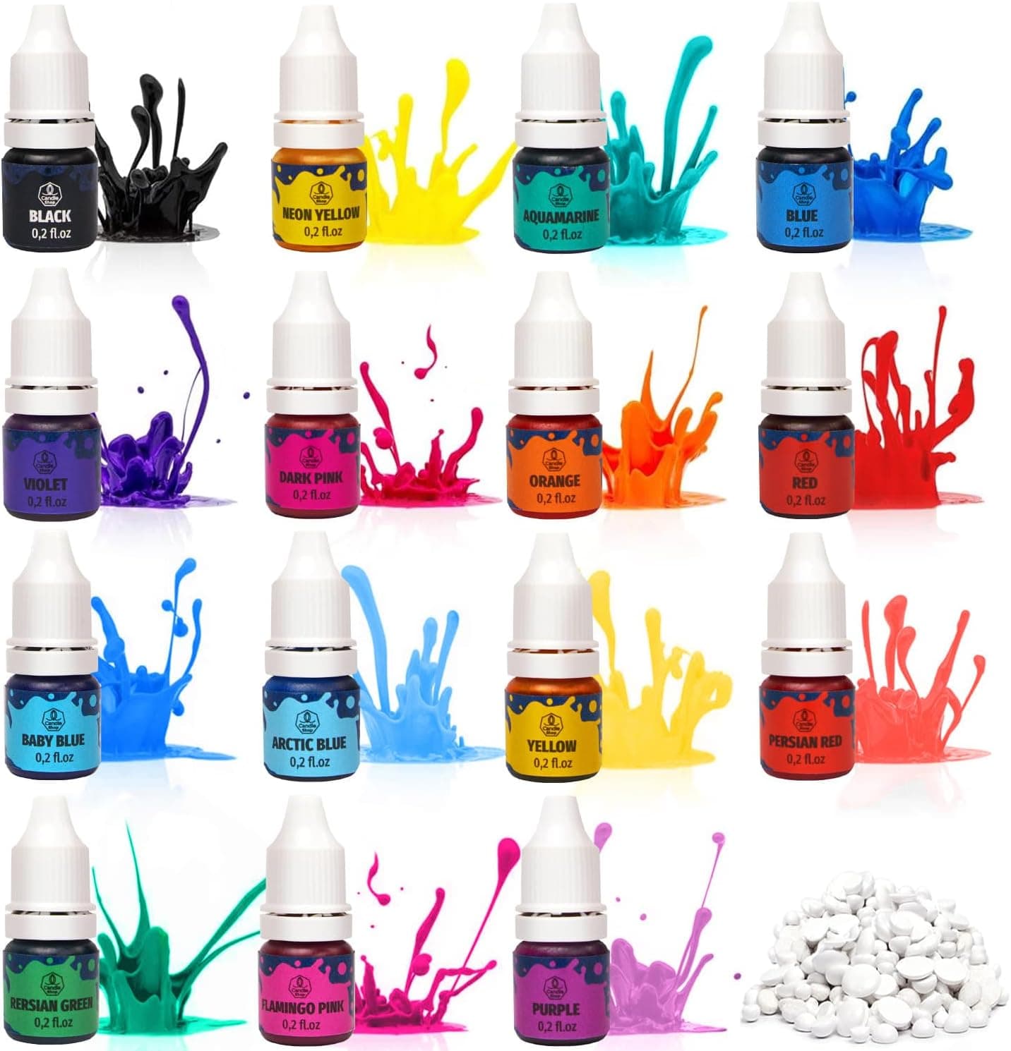 Best Liquid Candle Dye for Precise Color Blending