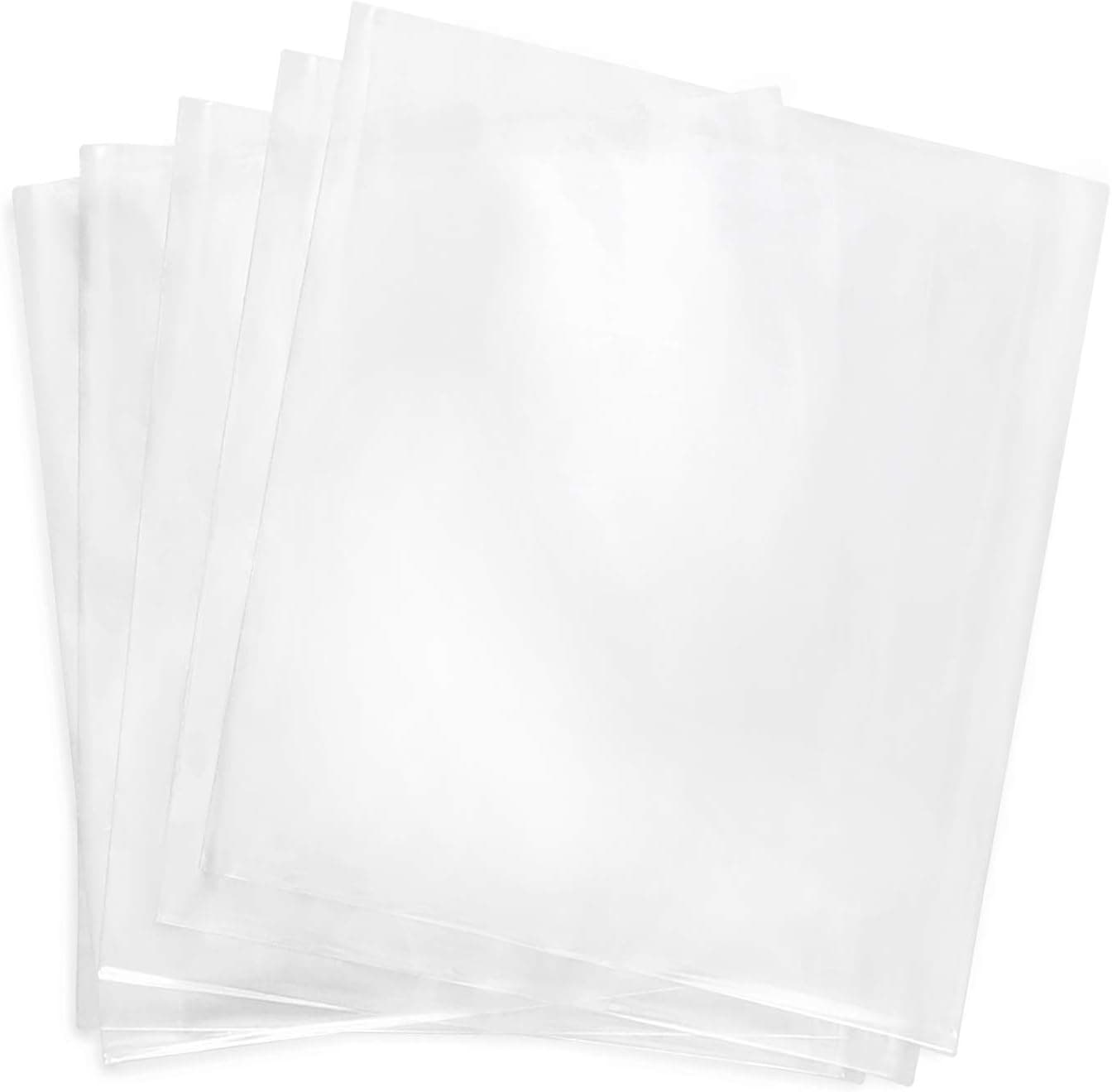 Shrink Wrap Bags, 200 Pcs 7x7 Inches Clear PVC Heat Shrink Wrap for Packaging Soap, Bath Bombs, Candles, Jars and DIY Projects