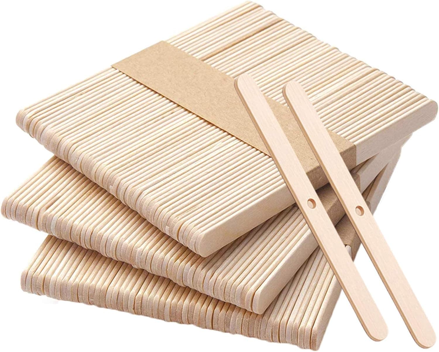 Wooden Candle Wick Holders Pack of 150pcs, Wick Centering Devices Candle Wick Bars (4.5 inch)