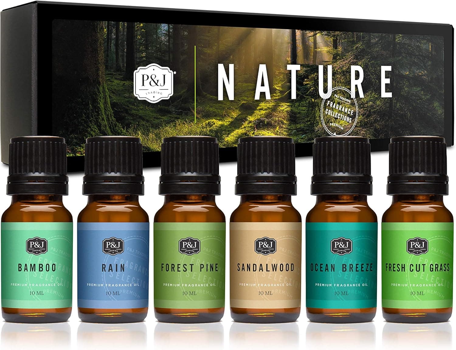 P&J Trading Fragrance Oil Garden Set - Candle Scents for Candle Making, Freshie Scents, Soap Making Supplies, Diffuser Oil