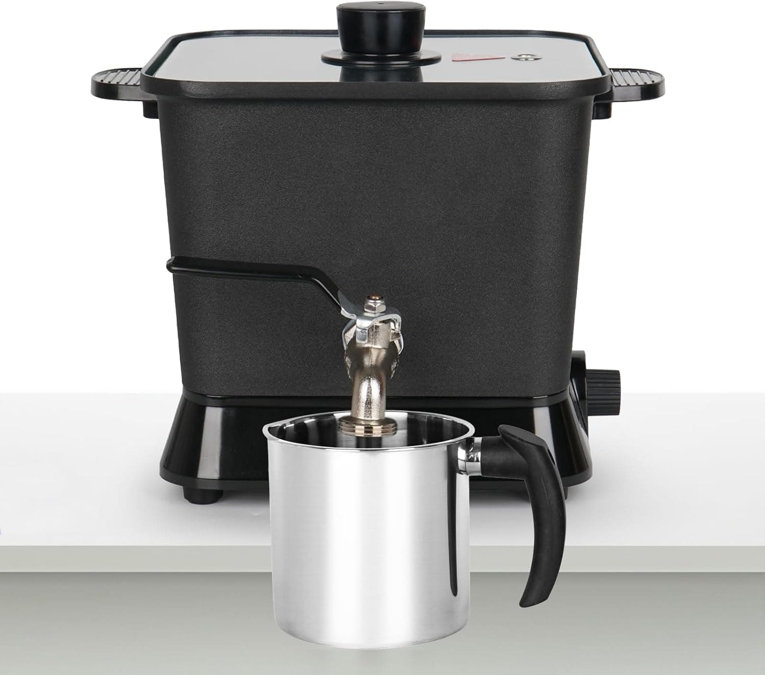 Byoowndiy Wax Melter for Candle Making, 150 oz Electric Candle Wax Melting Pot with Pour Spout and Temperature Controller