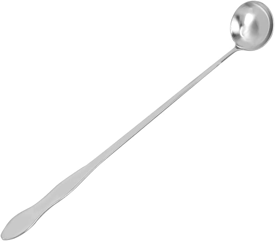 Stainless Steel Long Candle Wax Mix Stirring Spoon, Bar Spoon Cocktail Mixing Stirrers for Coffee Tea Wax Candle