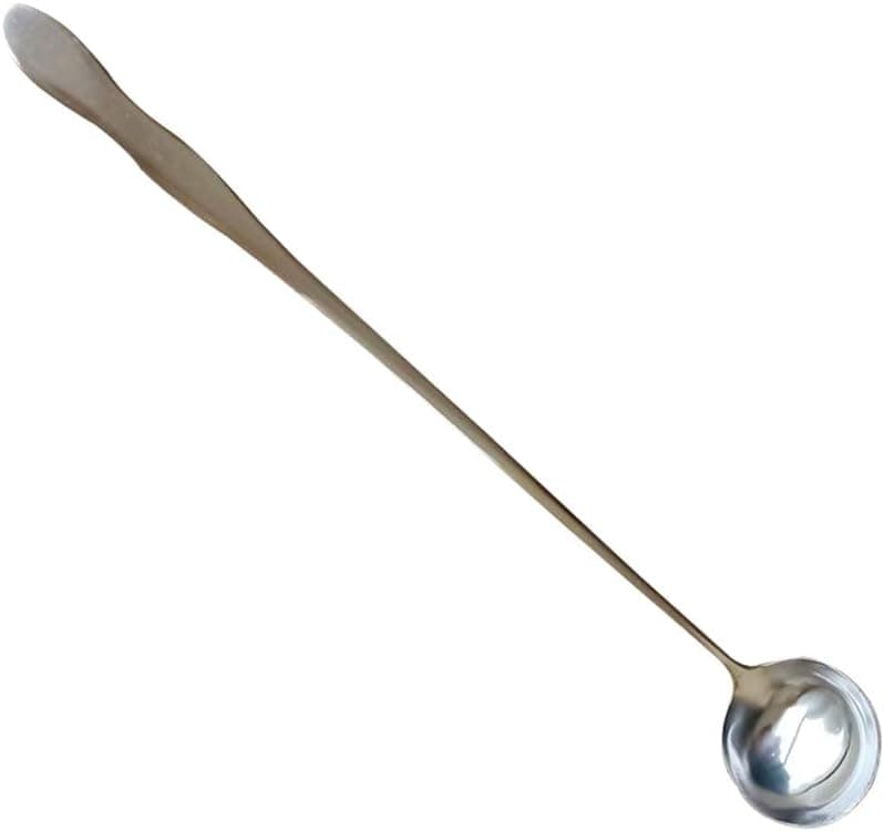 Stainless Steel Long Handle Mixing Spoon for Candle Wax Soap Base Stirring Candy Making DIY Crafts