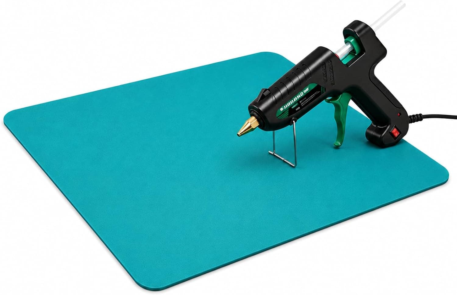 Hot Glue Gun Mat, Non-Stick Heat Resistant Silicone Craft Pad, 11.8 x 15.7 Glue Gun Drip Mat for Crafts, DIY Projects, Workbench Protection
