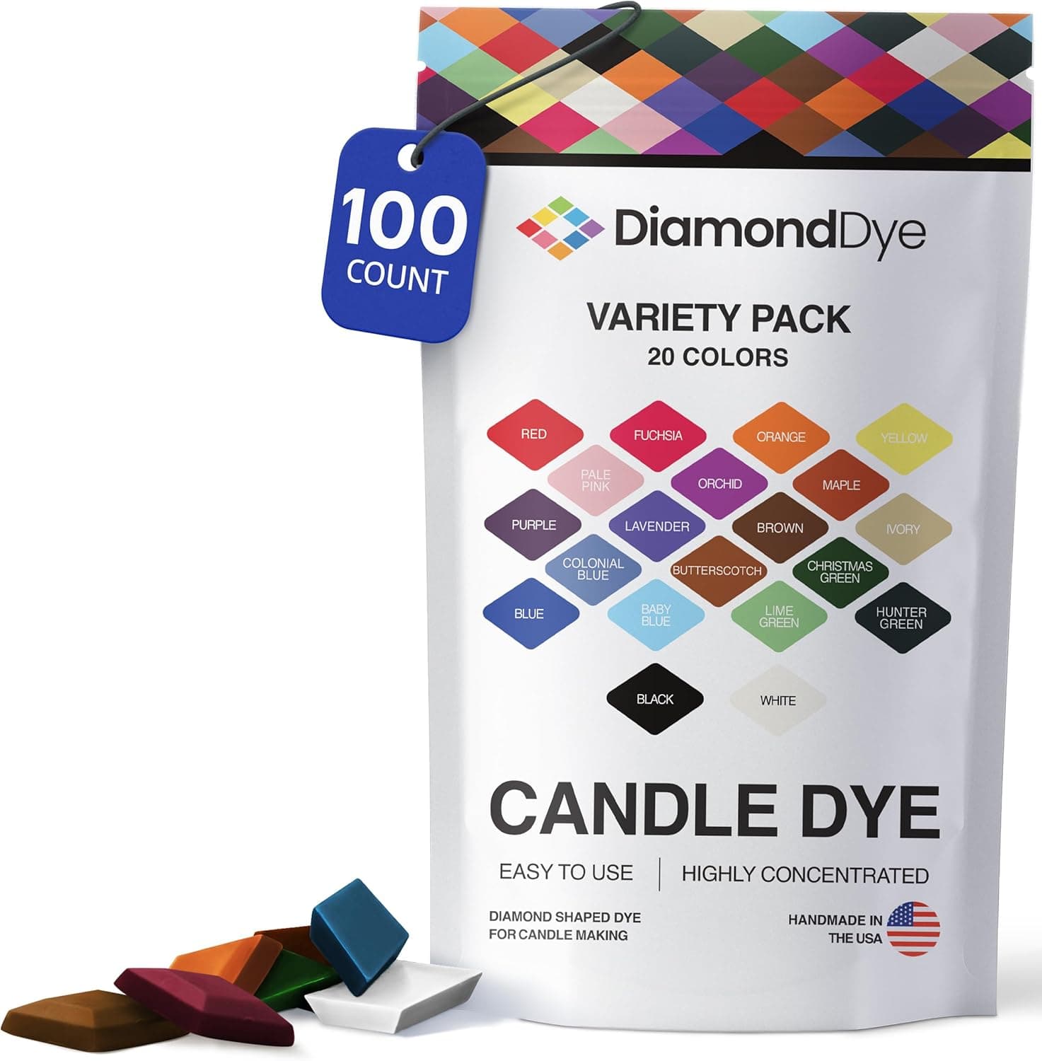 Candle Dye - Made in The USA - 20 Popular Colors - Safe and Easy to Use - Premium Candle Making Supplies - Designed for Candle Wax